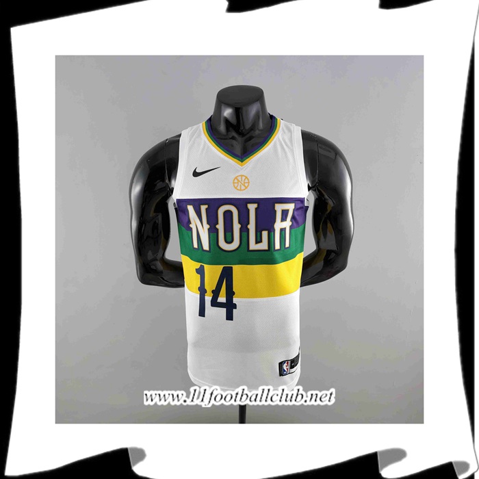 Maillot New Orleans Pelicans (INGRAM #14) Blanc Urban Edition