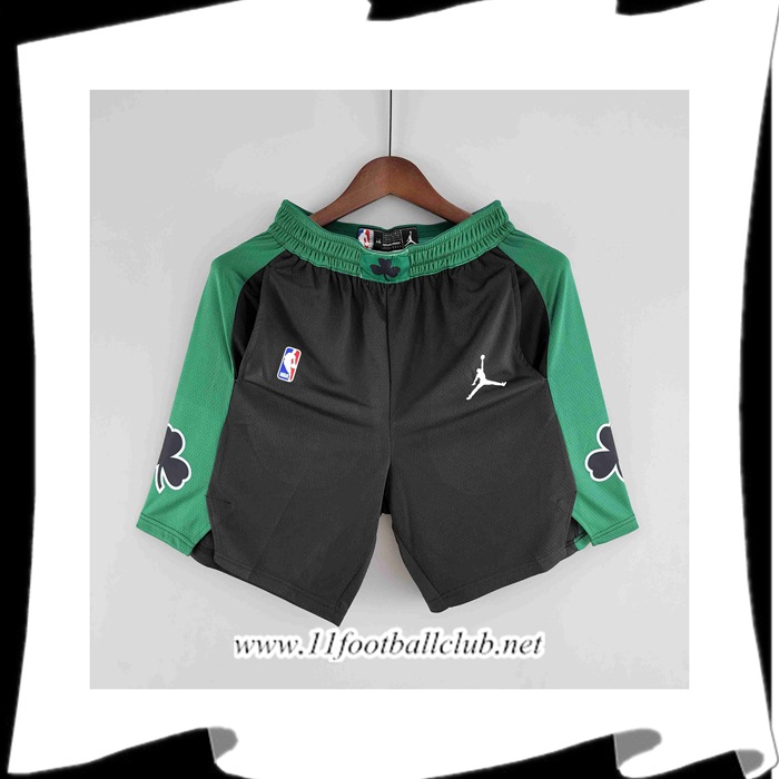 Shorts NBA Boston Celtics Noir/Vert Trim