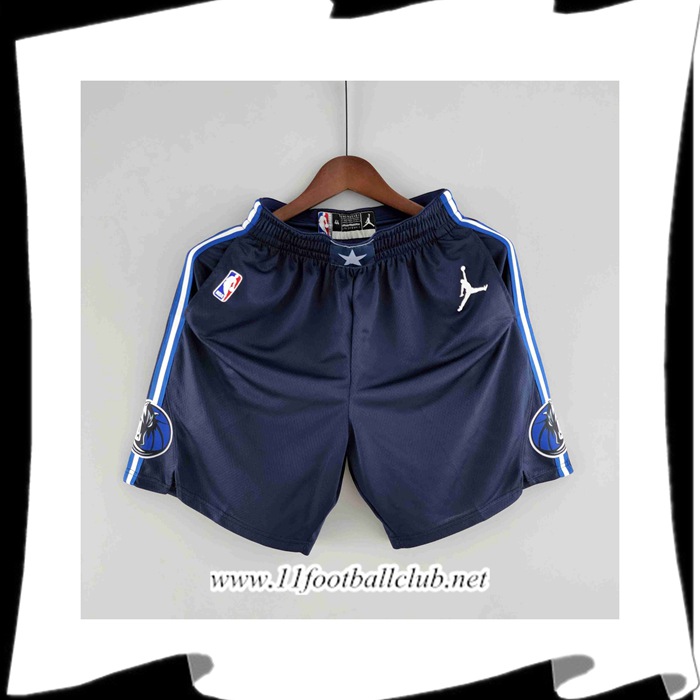 Shorts NBA Dallas Mavericks Bleu Royal