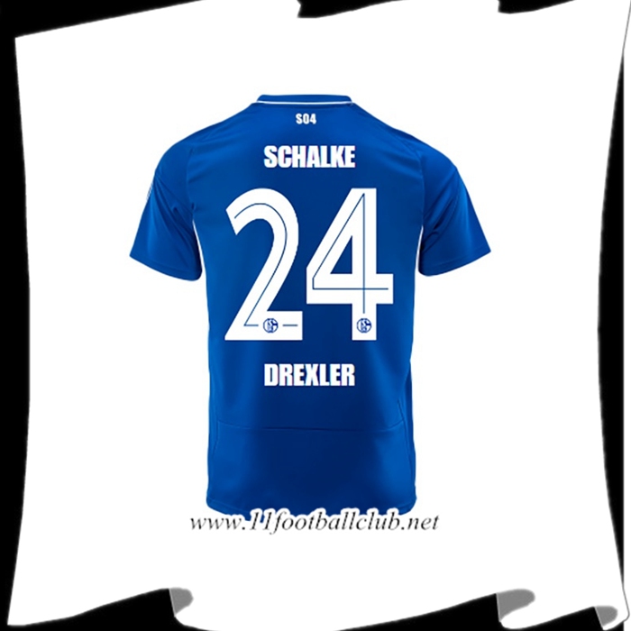 Maillot de Foot Schalke 04 (DREXLER #24) 2022/23 Domicile