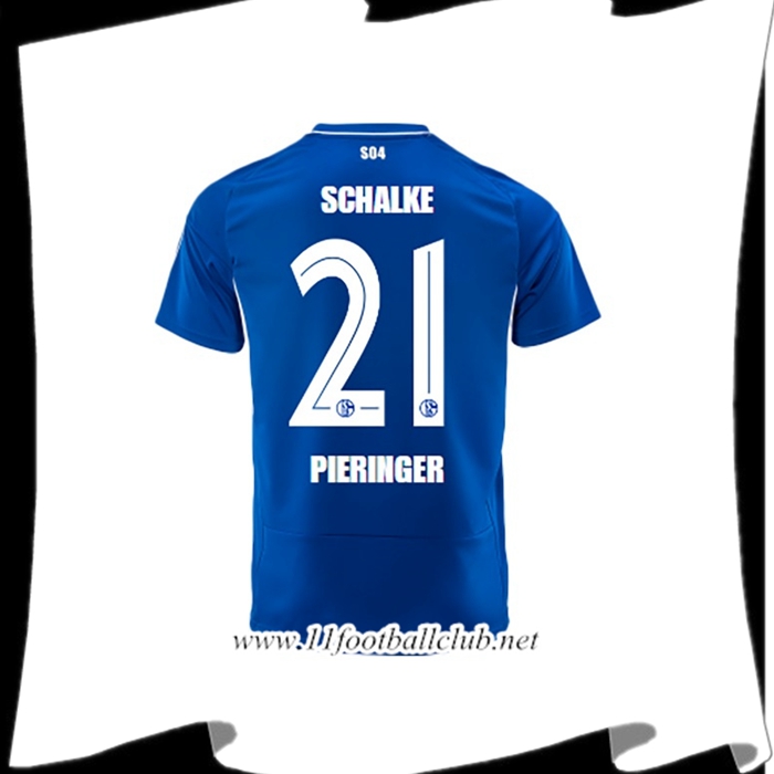 Maillot de Foot Schalke 04 (PIERINGER #21) 2022/23 Domicile