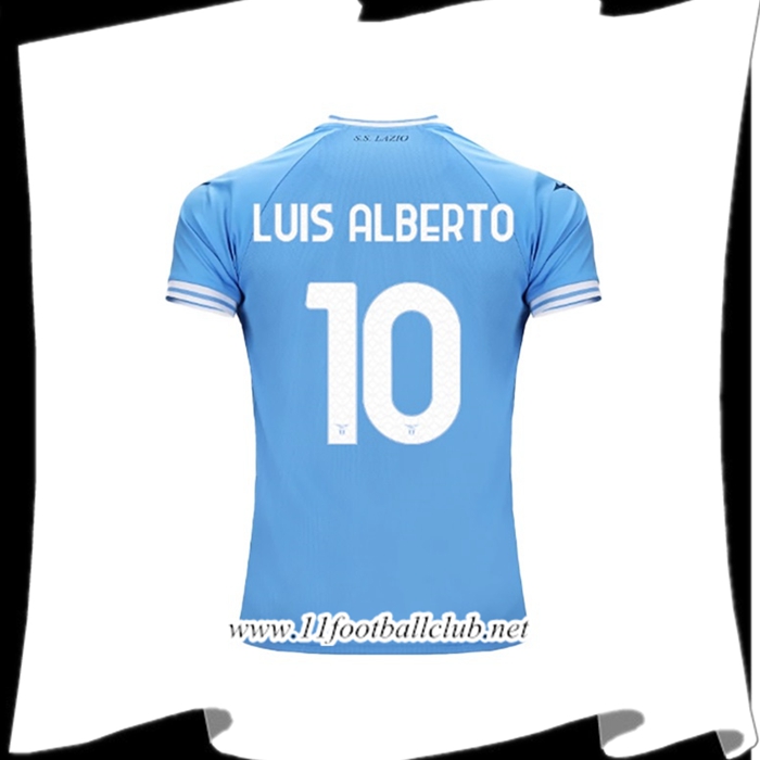 Maillot de Foot SS Lazio (LUIS ALBERTO #10) 2022/23 Domicile