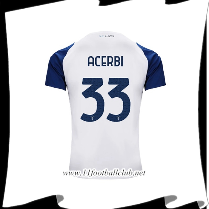 Maillot de Foot SS Lazio (ACERBI #33) 2022/23 Third