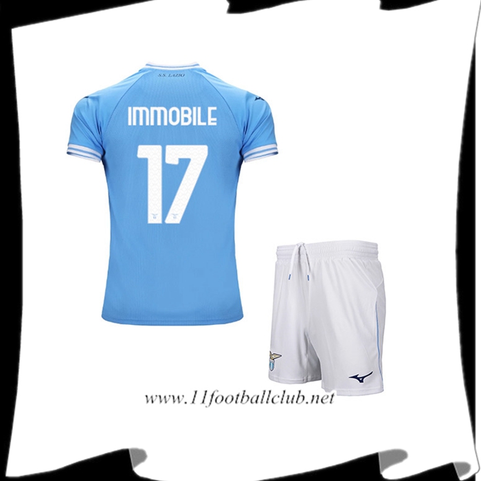 Maillot de Foot SS Lazio (IMMOBILE #17) Enfants Domicile 2022/23