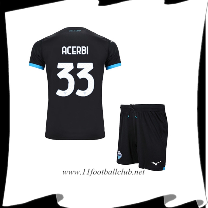 Maillot de Foot SS Lazio (ACERBI #33) Enfants Exterieur 2022/23