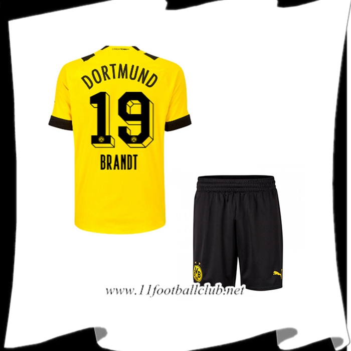Maillot de Foot Dortmund BVB (BRANDT #19) Enfants Domicile 2022/23
