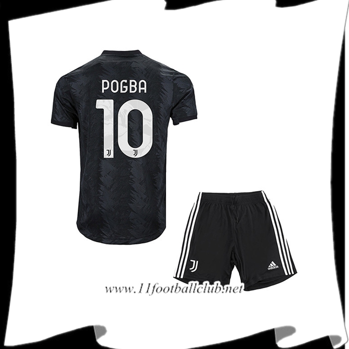 Maillot de Foot Juventus (POGBA #10) Enfants Exterieur 2022/23