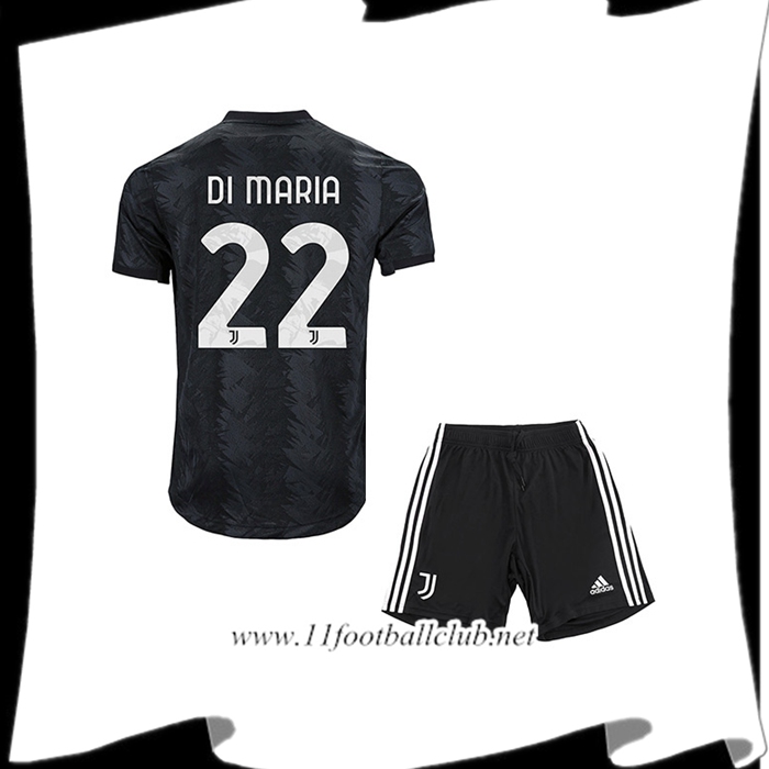 Maillot de Foot Juventus (DI MARIA #22) Enfants Exterieur 2022/23