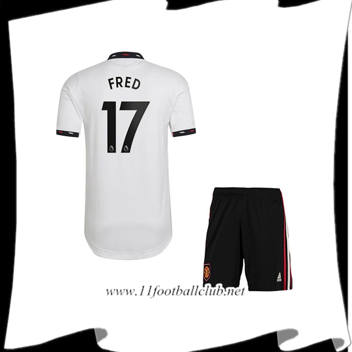 Maillot de Foot Manchester United (FRED #17) Enfants Exterieur 2022/23