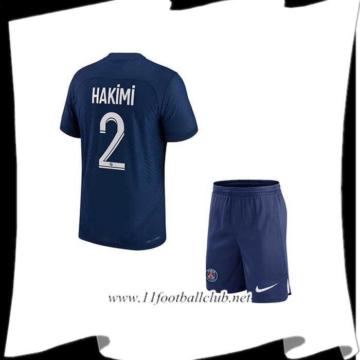 Maillot de Foot PSG (HAKIMI #2) Enfants Domicile 2022/23