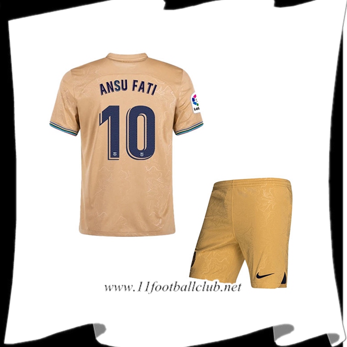Maillot de Foot FC Barcelone (ANSU FATI #10) Enfants Exterieur 2022/23