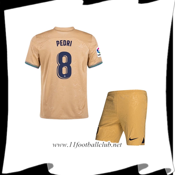 Maillot de Foot FC Barcelone (PEDRI #8) Enfants Exterieur 2022/23