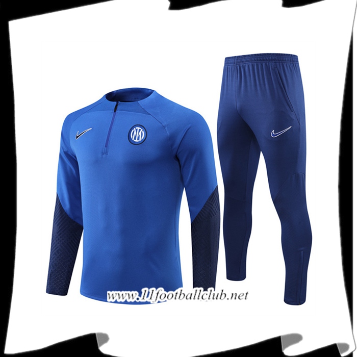 Ensemble Survetement de Foot Inter Milan Bleu/Noir 2022/2023