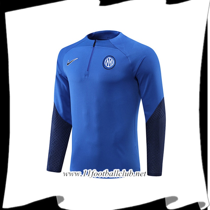 Sweatshirt Training Inter Milan Bleu/Noir 2022/2023