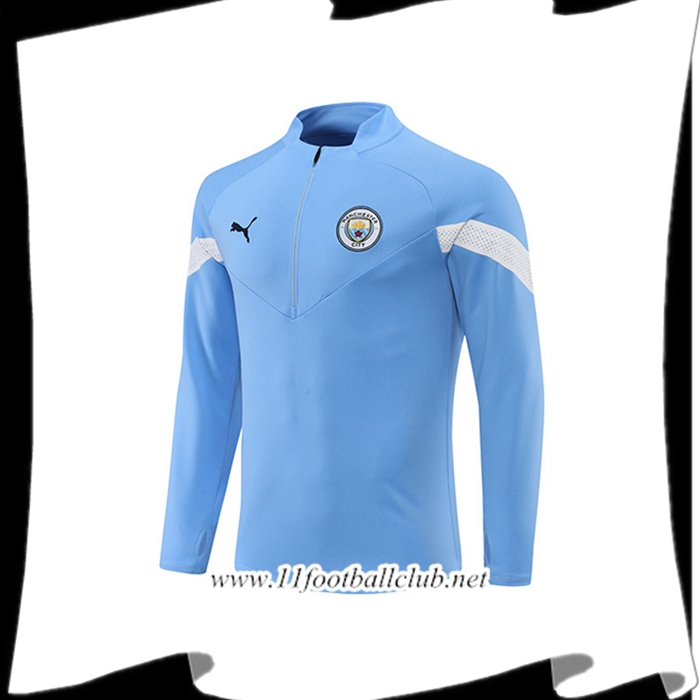 Sweatshirt Training Manchester City Bleu 2022/2023