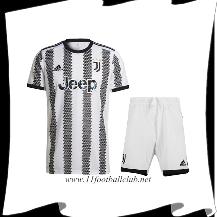 Nouveau Maillot de Foot Juventus Enfant Domicile 2022/2023