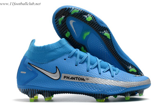 Nike Chaussures de Foot Phantom GT Elite Dynamic Fit FG Bleu