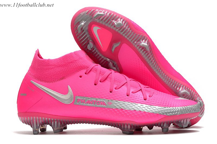 Nike Chaussures de Foot Phantom GT Elite Dynamic Fit FG Rose