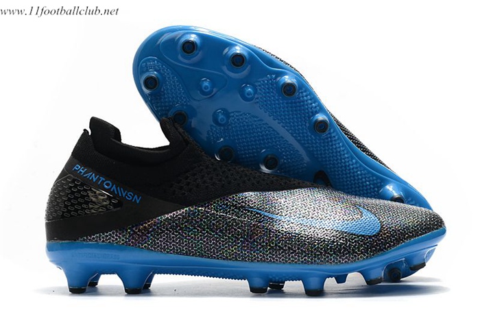 Nike Chaussures de Foot Phantom VSN 2 Elite DF AG-PRO Bleu