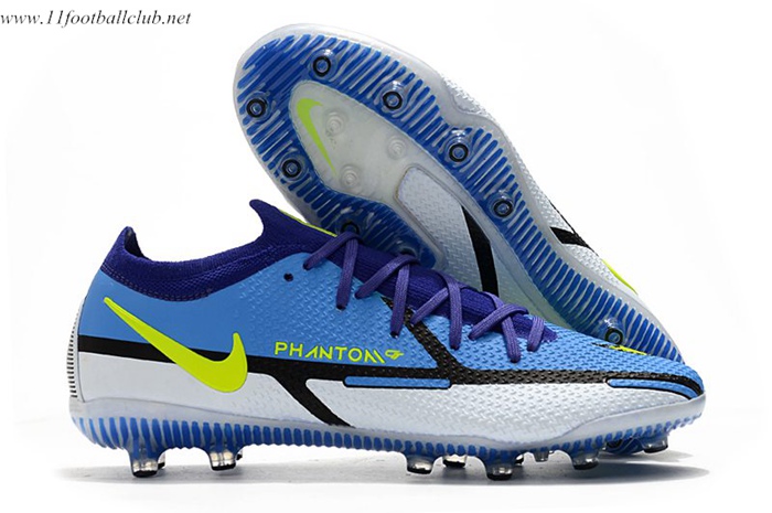 Nike Chaussures de Foot Phantom GT Elite AG-PRO Bleu