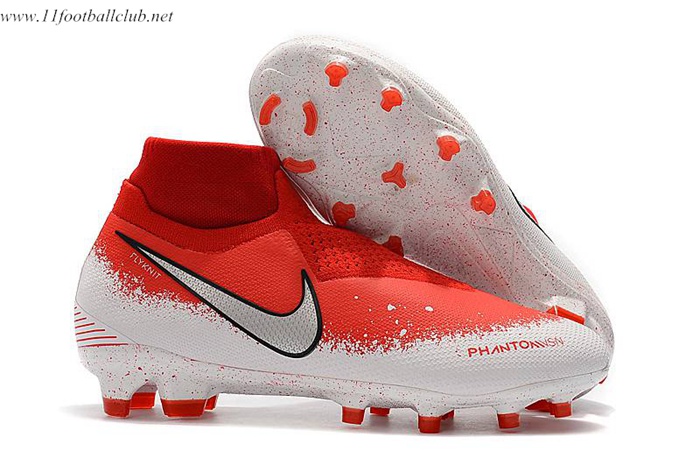 Nike Chaussures de Foot Phantom VSN Elite DF FG Rouge