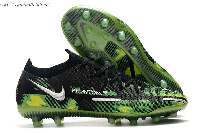 Nike Chaussures de Foot Phantom GT Elite AG-PRO Vert