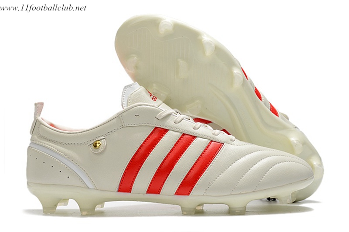 Adidas Chaussures de Foot Adipure FG Blanc