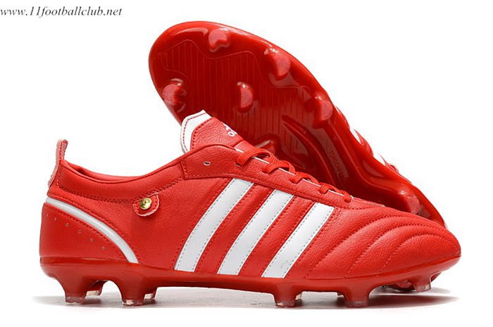 Adidas Chaussures de Foot Adipure FG Rouge