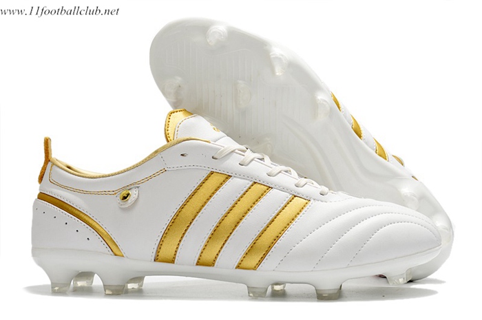 Adidas Chaussures de Foot Adipure FG Blanc