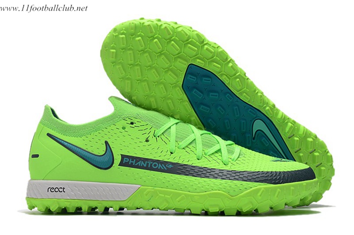 Nike Chaussures de Foot Phantom GT Pro TF Vert