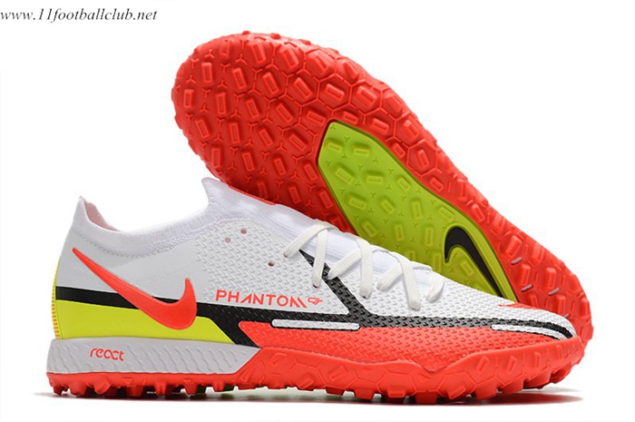Nike Chaussures de Foot Phantom GT Pro TF Blanc