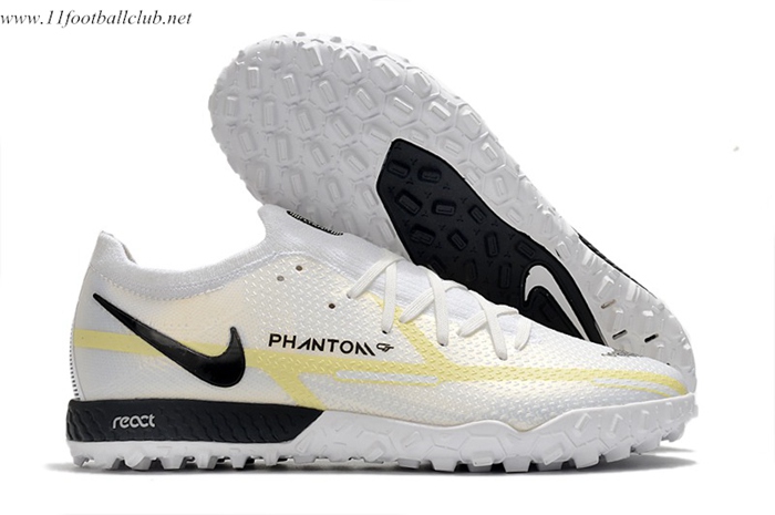 Nike Chaussures de Foot Phantom GT Pro TF Blanc