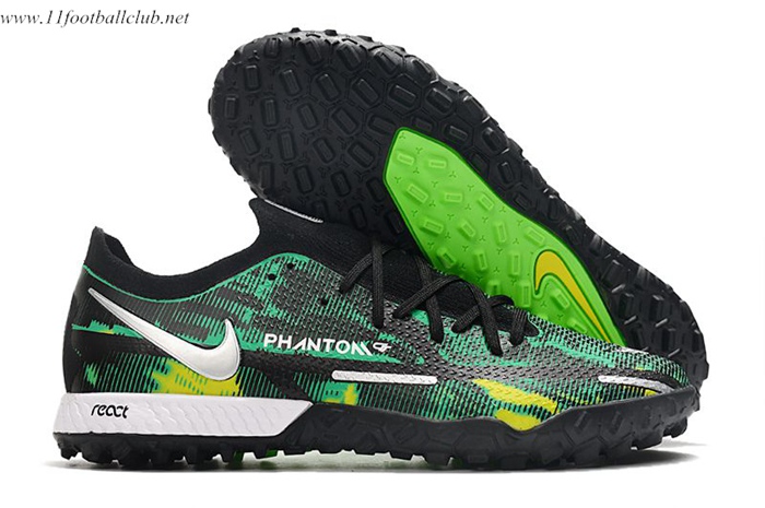 Nike Chaussures de Foot Phantom GT Pro TF Vert