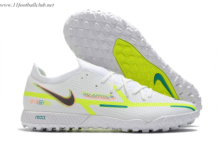 Nike Chaussures de Foot Phantom GT Pro TF Blanc