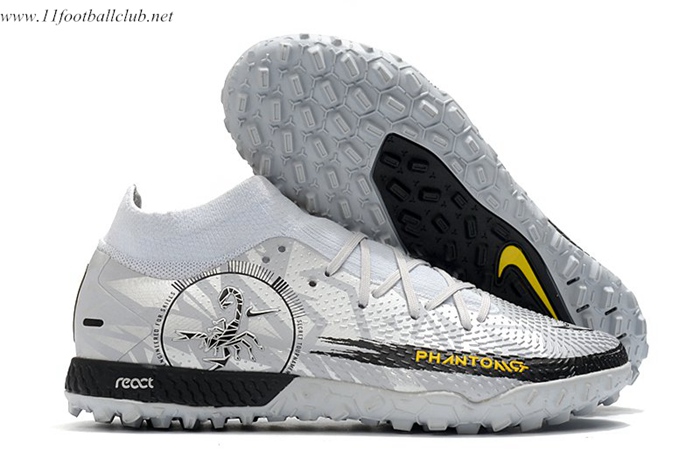 Nike Chaussures de Foot Phantom GT Pro TF Argent