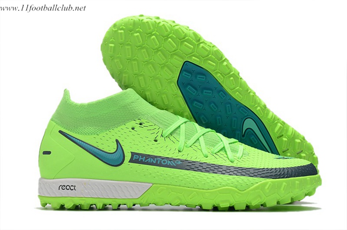 Nike Chaussures de Foot Phantom GT Pro TF Vert