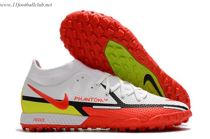 Nike Chaussures de Foot Phantom GT Pro TF Blanc