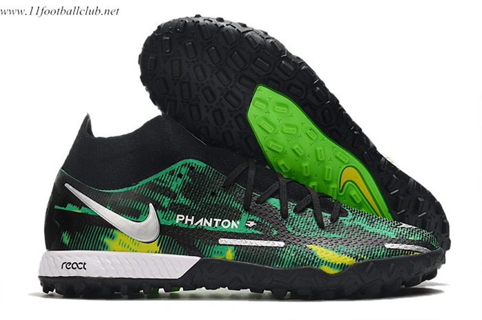 Nike Chaussures de Foot Phantom GT Pro TF Vert
