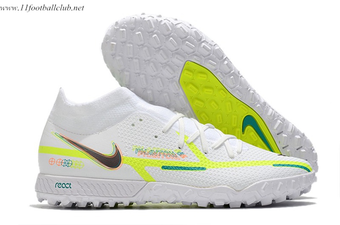 Nike Chaussures de Foot Phantom GT Pro TF Blanc