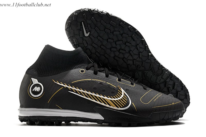 Nike Chaussures de Foot Mercurial Superfly 9 Elite TF Noir