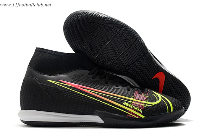 Nike Chaussures de Foot Mercurial Superfly VIII Academy IC Noir