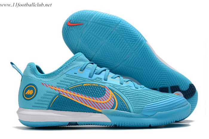 Nike Chaussures de Foot Zoom Vapor 14 Pro IC Bleu Clair