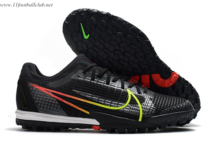 Nike Chaussures de Foot Zoom Vapor 14 Pro TF Noir