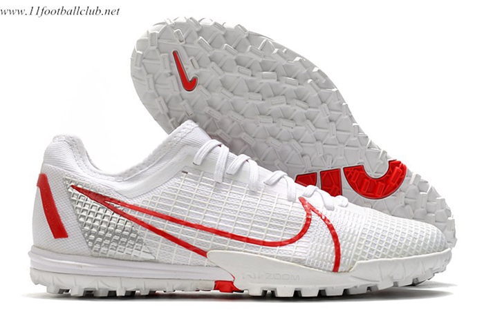 Nike Chaussures de Foot Zoom Vapor 14 Pro TF Blanc