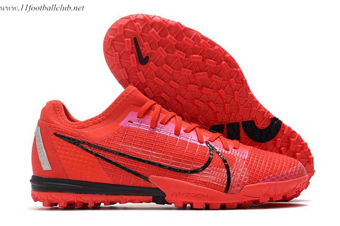 Nike Chaussures de Foot Zoom Vapor 14 Pro TF Rouge
