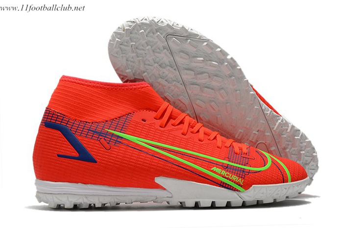 Nike Chaussures de Foot Superfly 8 Academy TF Rouge