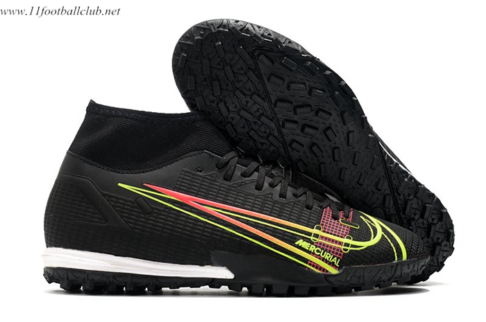 Nike Chaussures de Foot Superfly 8 Academy TF Noir