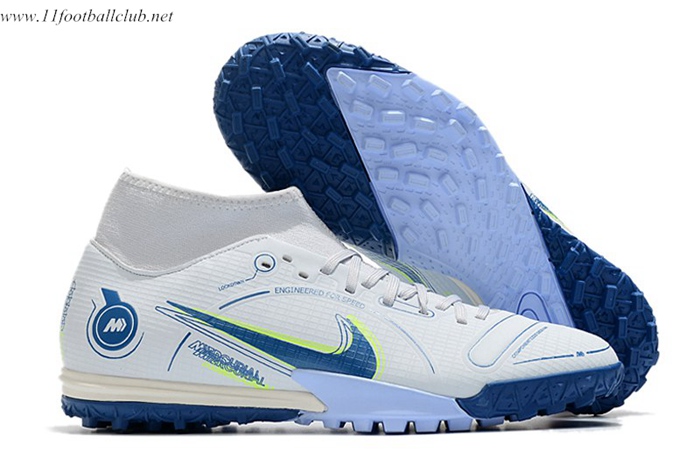 Nike Chaussures de Foot Superfly 8 Academy TF Blanc