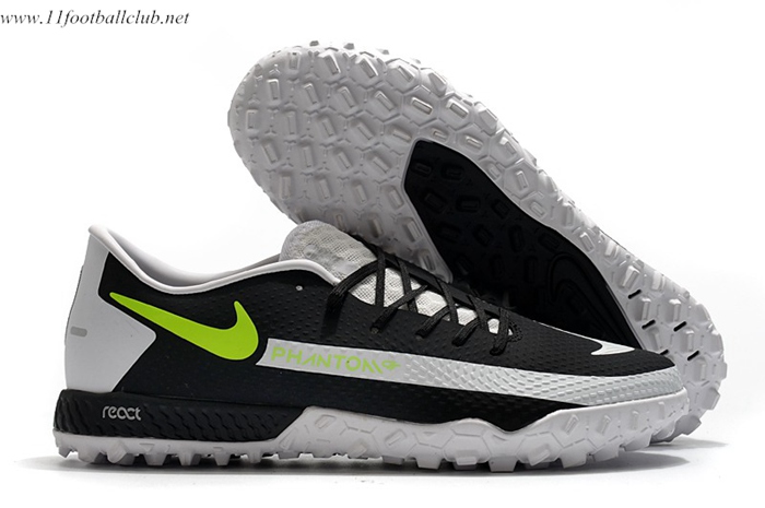 Nike Chaussures de Foot React Phantom GT Pro TF Noir