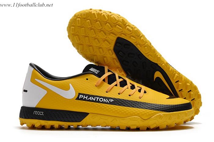 Nike Chaussures de Foot React Phantom GT Pro TF Orange